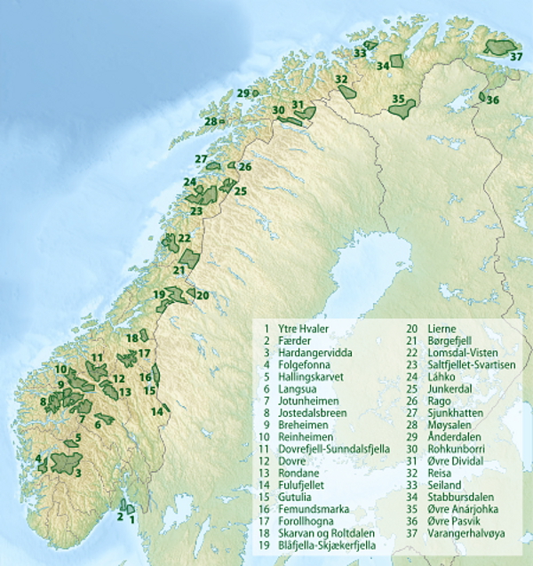 Nasjonalparker_i_Norge